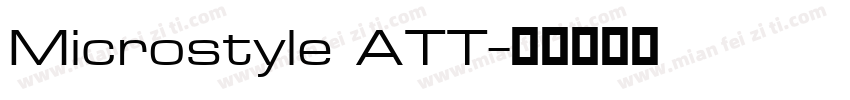 Microstyle ATT字体转换